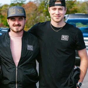 R2G Box Logo T Shirt OG Black